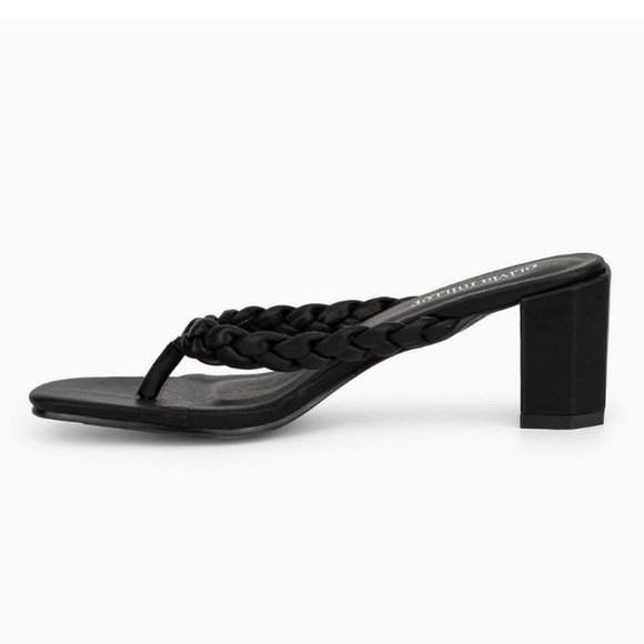 Olivia Miller Sandbanks Braided Thong Sandals -10 - Picture 3 of 5